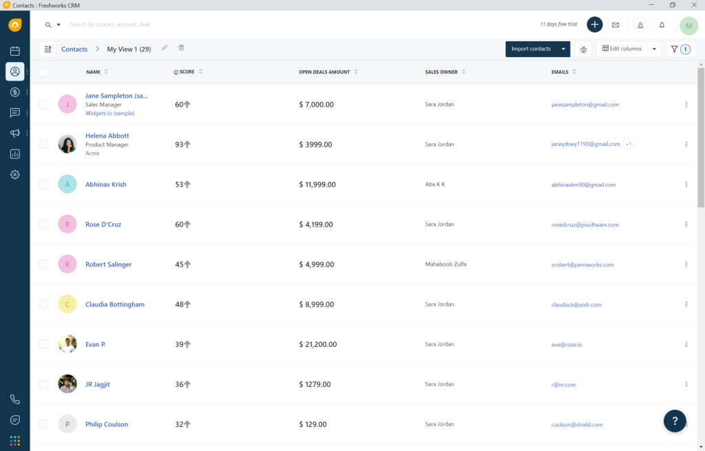 Giao diện CSKH tự động của Phần mềm Freshworks, Phần mềm CRM là gì? Top 5 CRM tốt nhất cho Doanh nghiệp 2026
