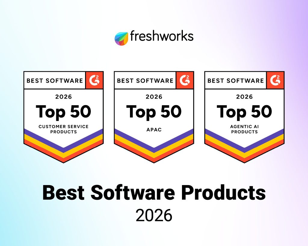 Phần mềm Freshworks đạt top giải thưởng hệ thống chăm sóc khách hàng trên G2